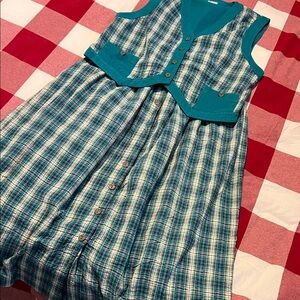 Vtg F Stop Skirt Set